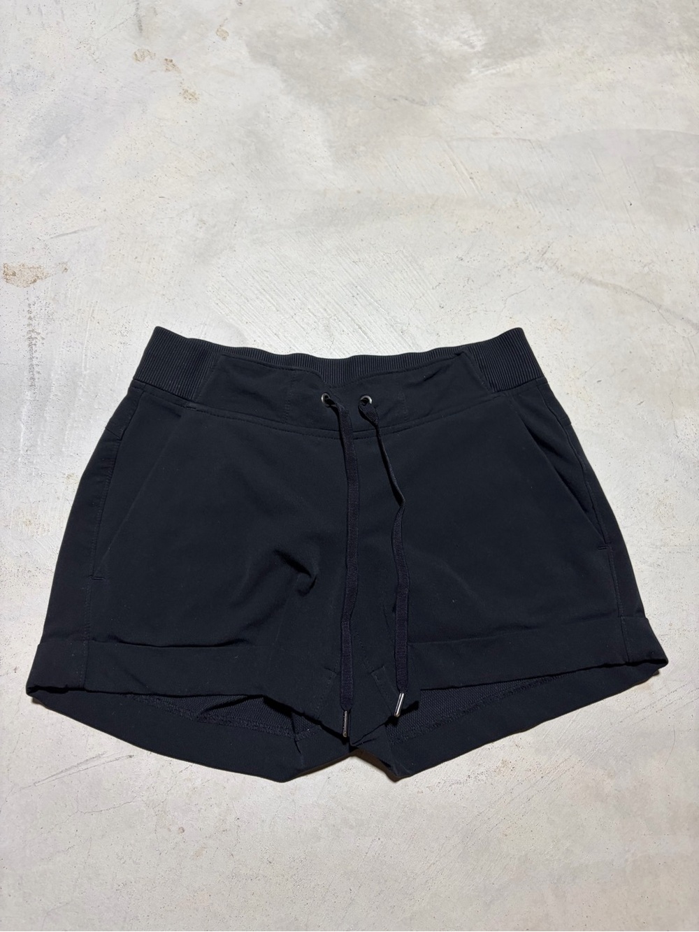 Athleta Women's Black Drawstring Lounge Shorts 0
